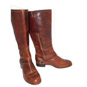 UGG 1001637 Channing II Leather Riding Tall Zipper Boots Booties Size 9